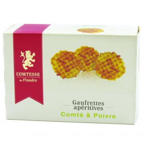 Photo de: Gaufrettes apéritives au Comté AOP et poivre
